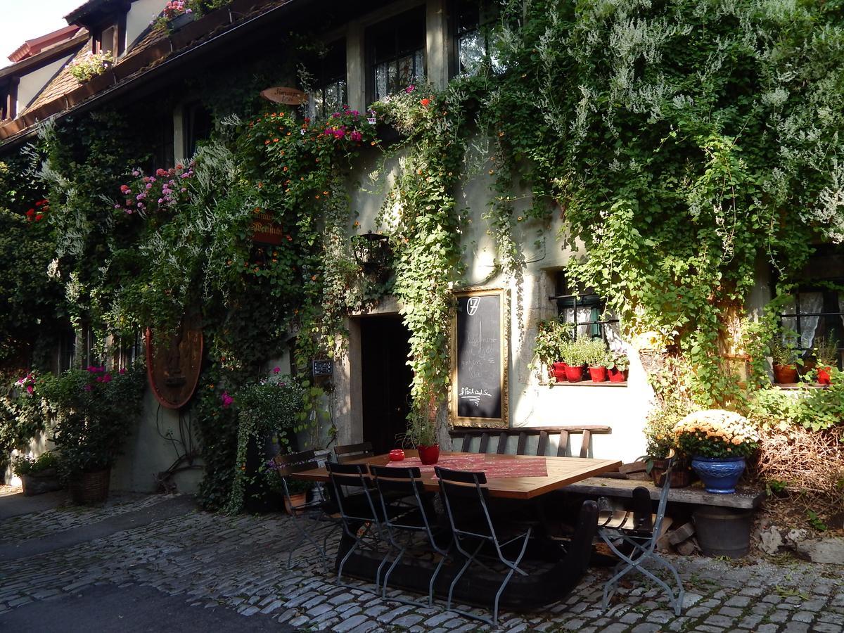 Altfraenkische Weinstube Hotell Rothenburg ob der Tauber Exteriör bild